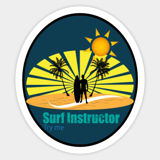 Surf instructor Sticker